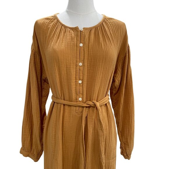 Universal Thread Cotton Midi Dress Cottagecore Prairie Soft Girl Minimalist XS - Picture 7 of 9